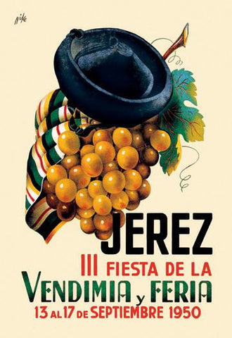 Jerez Fiesta de la Vendimia III 20x30 poster