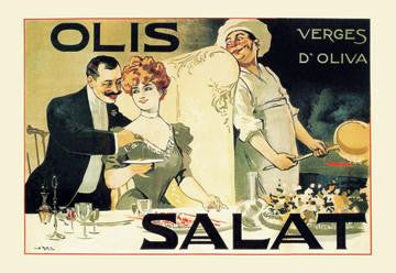 Olis Salat - Verges d&#39;Oliva 20x30 poster