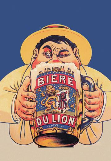 Biere du Lion 20x30 poster