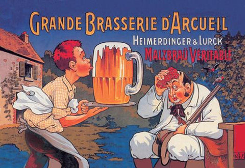 Grande Brasserie d&#39;Arcueil 20x30 poster