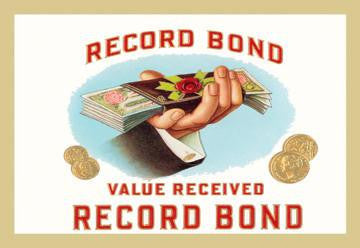 Record Bond Cigars 20x30 poster