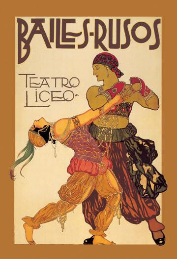 Bailes Rusuos 20x30 poster