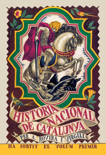 Historia Nacional de Catalunya 20x30 poster