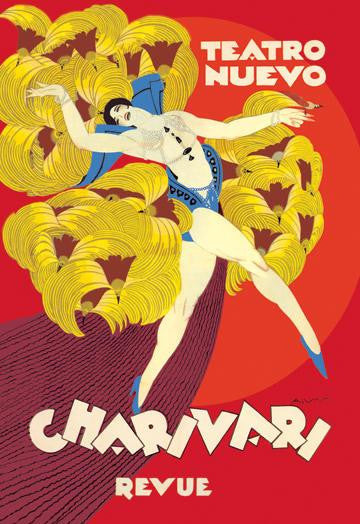 Teatro Nuevo: Charivari Revue 20x30 poster