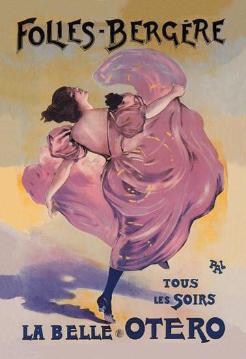 La Belle Otero: Folies-Bergere 20x30 poster