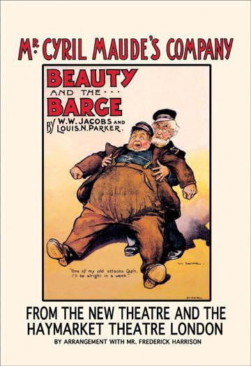 Beauty and theeBarge 20x30 poster