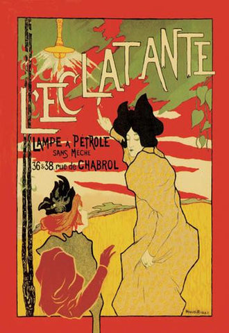 L&#39;Eclatante - The Brilliant Lamp 20x30 poster