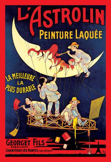 L&#39; Astrolin Peinture Laquee 20x30 poster