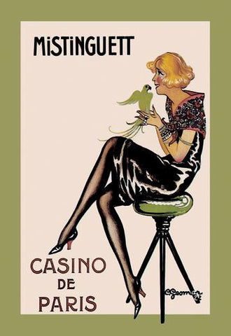 Mistinguett - Casino de Paris 20x30 poster