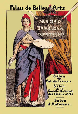 Palau de Belles Artes: Salon des PAINTERes Francais 20x30 poster