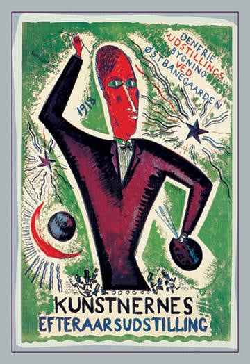 Kunstnernes Efteraarsudstilling 20x30 poster