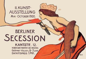 Berlin Art Exhibition, 1900 20x30 poster