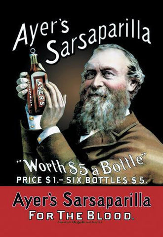 Ayer&#39;s Sarsaparilla 20x30 poster