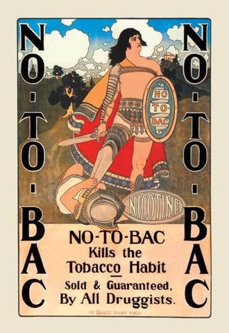 No-To-Bac 20x30 poster