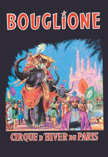 Bouglione - Cirque d&#39;Hiver de Paris 20x30 poster