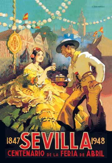 Sevilla Centenario de la Feria de Abril 20x30 poster