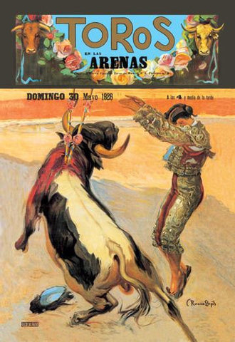 Barcelona: Toros en las Arenas 20x30 poster