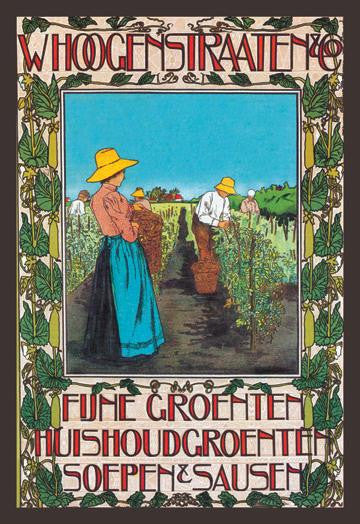 Whoogenstraaten: Fine Produce 20x30 poster