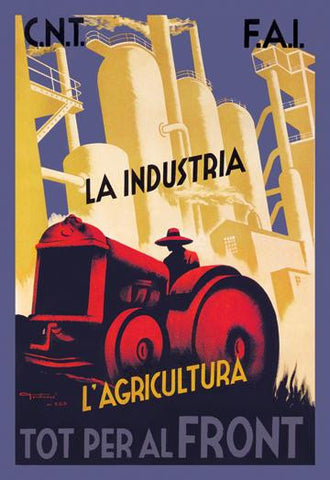 Industry and Agriculture for the Front 20x30 poster