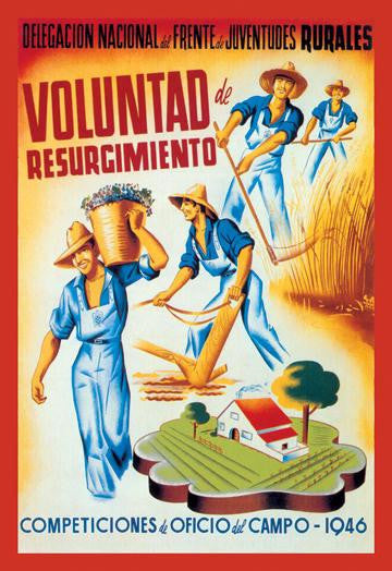 Voluntad de Resurgimiento 20x30 poster