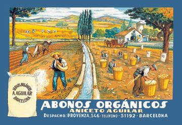 Abonos Organicos 20x30 poster