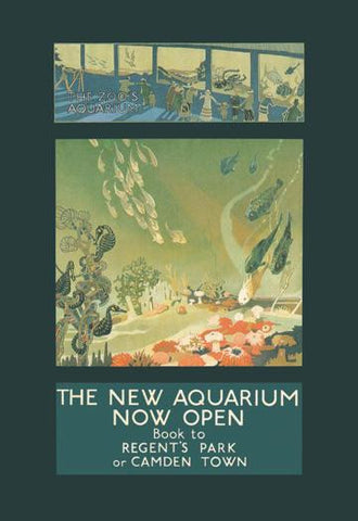 The New Aquarium Now Open 20x30 poster