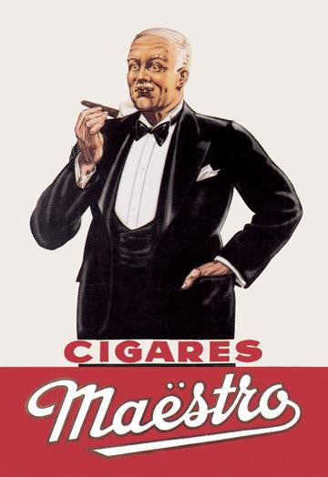 Maestro Cigares 20x30 poster