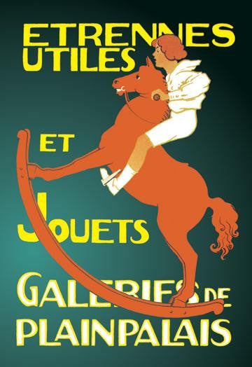 Galeries de Plainpalais: New Year&#39;s Gifts and Toys 20x30 poster