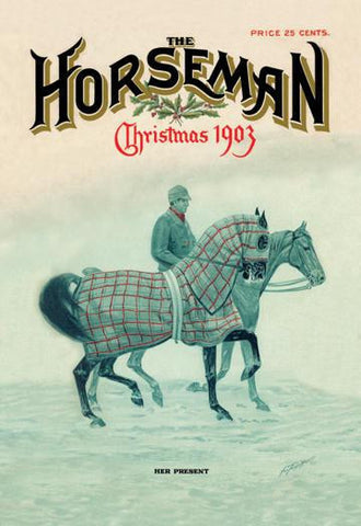 The Horseman, Christmas 1903 20x30 poster