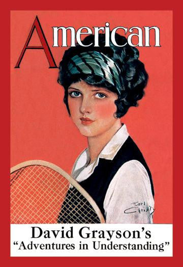 American Magazine: Tennis 20x30 poster