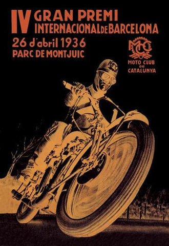 4th International Barcelona Grand Prix 20x30 poster