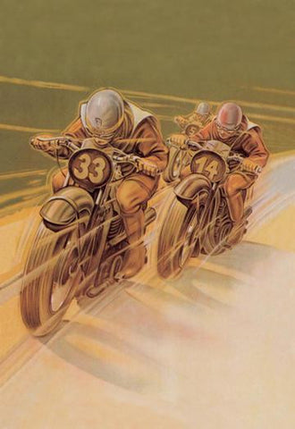 Motorcycle Racing 20x30 poster