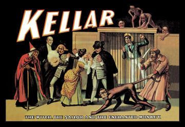 Kellar: The Witch, the Sailor and the Enchanted Monkey 20x30 poster