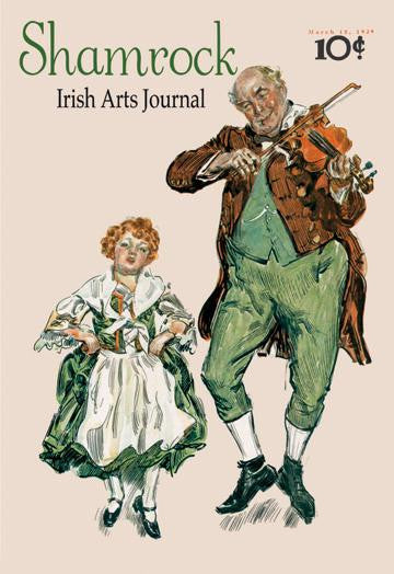 Shamrock Irish Arts Journal - 10 Cents 20x30 poster