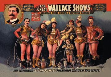 The Celebrated Stirk Family: Wallace Shows 20x30 poster