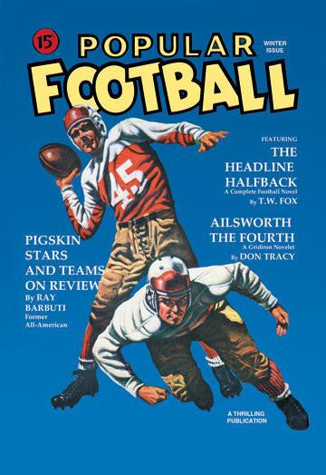 The Headline Halfback 20x30 poster