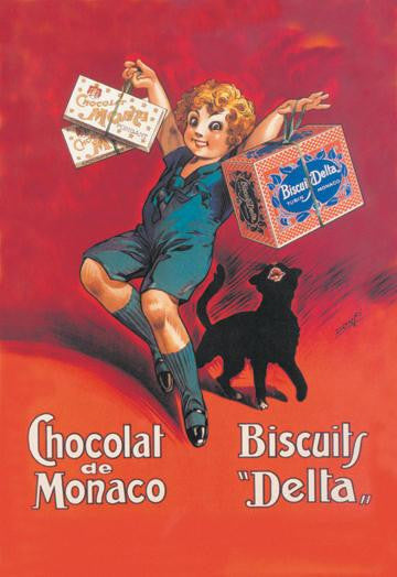 Chocolates from Monaco and Delta Biscuits 20x30 poster