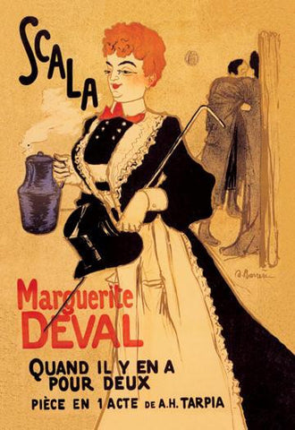 Scal Marguerite Deval 20x30 poster