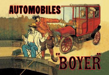 Boyer - Automobiles 20x30 poster