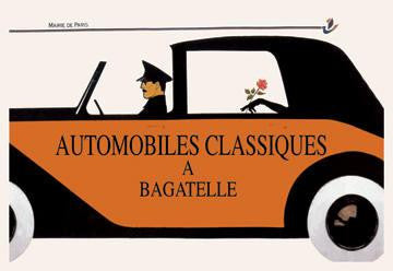 Automobiles Classiques a Bagatelle 20x30 poster