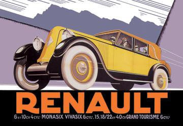 Renault 20x30 poster