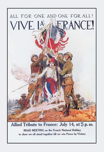 Vive la France! 20x30 poster