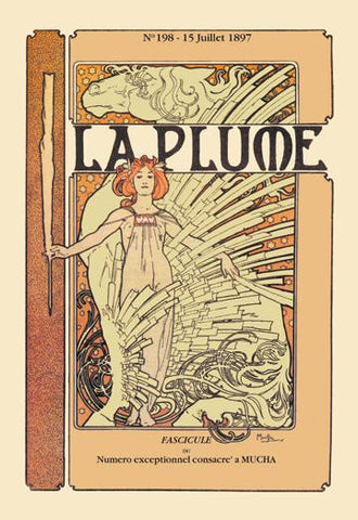 La Plume 20x30 poster