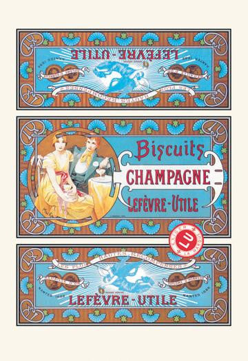 Biscuits Champagne 20x30 poster