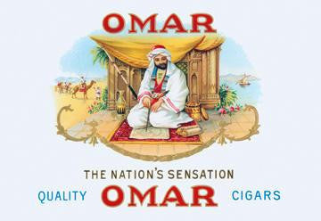 Quality Omar Cigars 24x36 Giclee