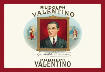 Rudolph Valentino Cigars 24x36 Giclee