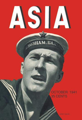 Soviet Sailor w-TITLE 24x36 Giclee