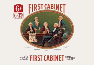 First Cabinet 24x36 Giclee