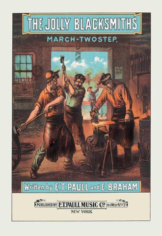 The Jolly Blacksmiths: March Two-Step 24x36 Giclee