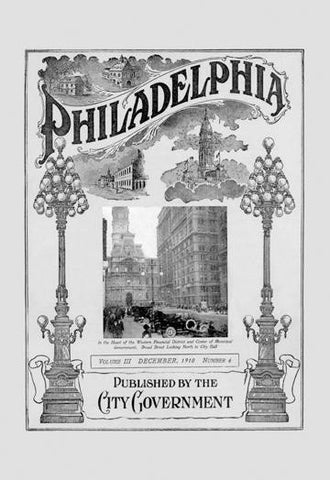 Philadelphia: December  1910 24x36 Giclee